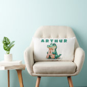 A is for Alligator – Personalized Baby Name Pillow Lendenkissen (Stuhl )