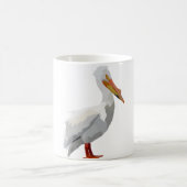 A is for American White Pelican Kaffeetasse (Mittel)
