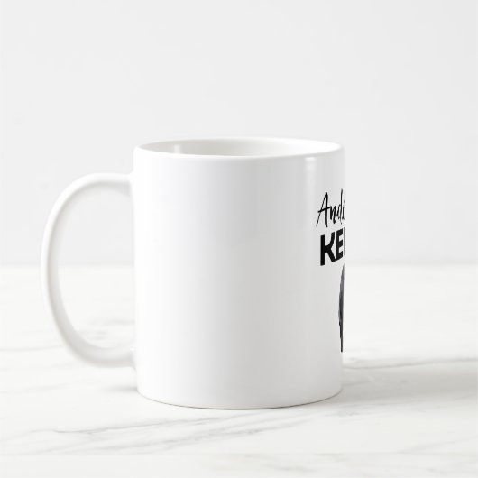 A is for Andean Bear Keeper Kaffeetasse (Links)