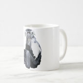 A is for Angolan Colobus Monkey Kaffeetasse (VorderseiteRechts)