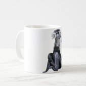A is for Angolan Colobus Monkey Kaffeetasse (Vorderseite Links)