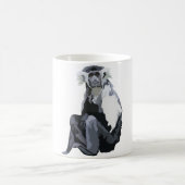 A is for Angolan Colobus Monkey Kaffeetasse (Mittel)