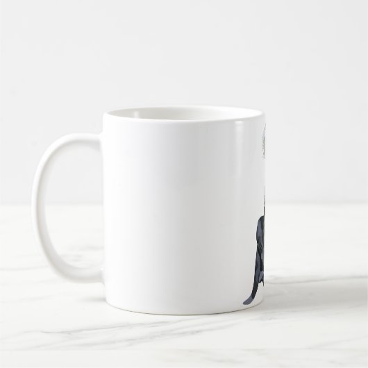 A is for Angolan Colobus Monkey Kaffeetasse (Links)
