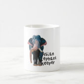 A is for Asian Elephant Keeper Kaffeetasse (Mittel)