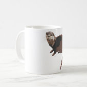 A is for Asian Small Clawed Otter Kaffeetasse (Vorderseite Links)