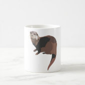 A is for Asian Small Clawed Otter Kaffeetasse (Mittel)