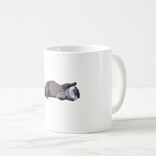 A is for Asian Small Clawed Otter Kaffeetasse (VorderseiteRechts)