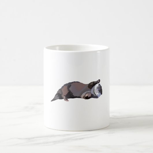 A is for Asian Small Clawed Otter Kaffeetasse (Mittel)
