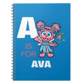A ist für Abby Cadabby | Name hinzufügen Notizblock (Vorderseite)