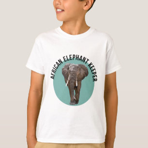 A ist für afrikanische Elephant Keeper T-Shirt