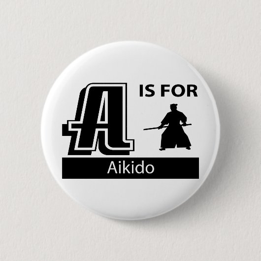 A ist für Aikido Button (Vorderseite)