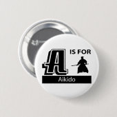 A ist für Aikido Button (Vorne & Hinten)