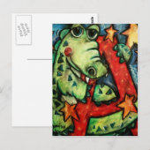 A ist für Alligator Postkarte (Vorne/Hinten)