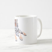 A ist für Amur Tiger Kaffeetasse (VorderseiteRechts)