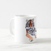 A ist für Amur Tiger Kaffeetasse (Vorderseite Links)