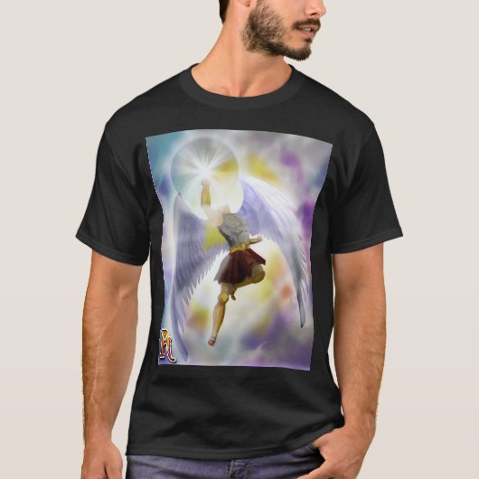 A ist für Angel Design T-Shirt (Vorderseite)