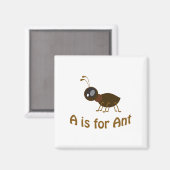 A ist für Ant Magnet (Vorderseite/Rückseite)