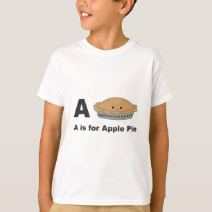 A ist für Apfelkuchen T-Shirt