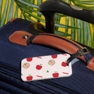 A ist für Apfelpink Gepäckanhänger