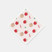 A ist für Apfelpink Serviette (Ecke)