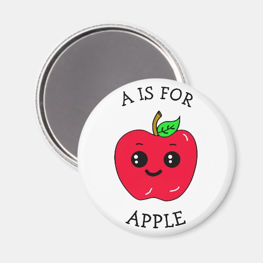 A ist für Apple Educational Magnet (Vorderseite/Rückseite)