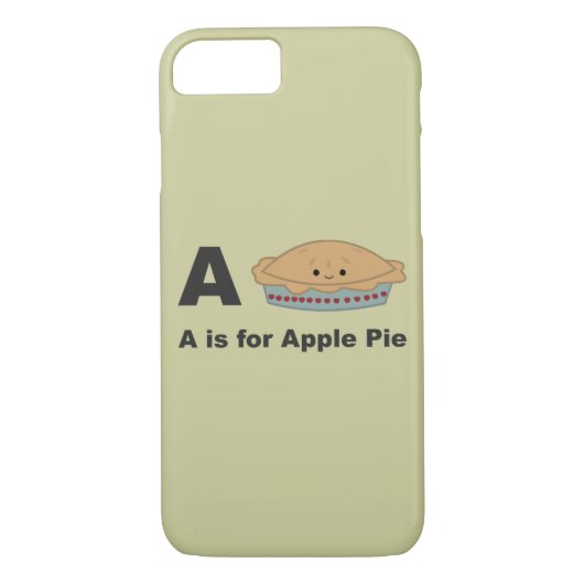 A ist für Apple Pie Case-Mate iPhone Hülle (Rückseite)
