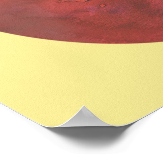 A ist für Apple Poster (Ecke)