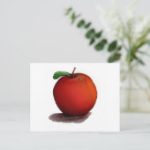 A ist für Apple Postkarte (Stehend Vorderseite)