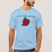 A ist für Apple T-Shirt (Vorderseite)