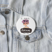 A ist für asexualen Knopf Button (Beispiel)