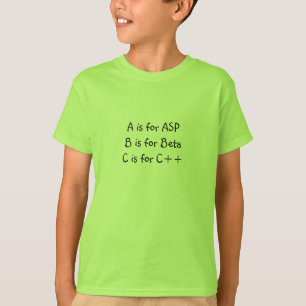 A ist für Asp T-Shirt