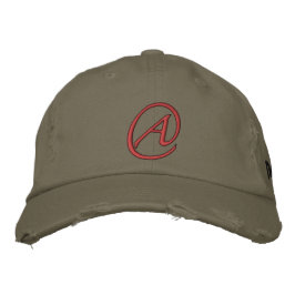 "A" ist für Atheist Bestickte Baseballkappe