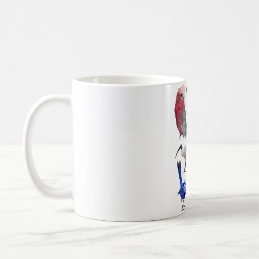A ist für Australian Bird Kaffeetasse (Links)
