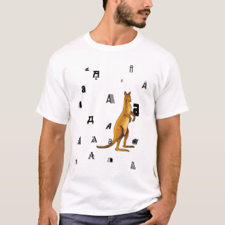 A ist für australische Kängurukinder T T-Shirt