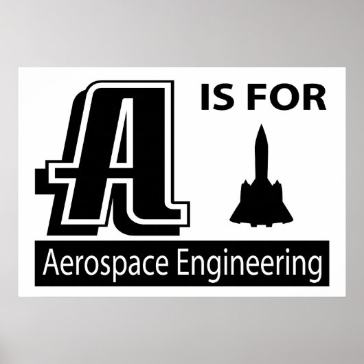A ist für die Luftfahrttechnik bestimmt Poster (Vorne)