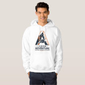 A ist für Erlebniswanderungen Gebirgsdesign Hoodie (Vorne ganz)
