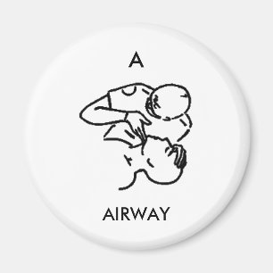A ist für FLUGLINIE - Magnet
