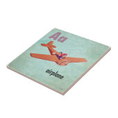 A ist für Flugzeug Fliese (Seite)