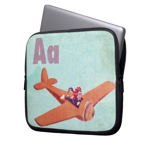 A ist für Flugzeug Laptopschutzhülle (Vorderseite Links)