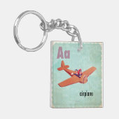 A ist für Flugzeug Schlüsselanhänger (Vorderseite links)