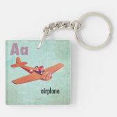 A ist für Flugzeug Schlüsselanhänger (Rückseite)