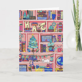 A ist für Kiara Moreno Holiday Karte