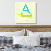 A ist für... leinwanddruck (Insitu (Schlafzimmer))