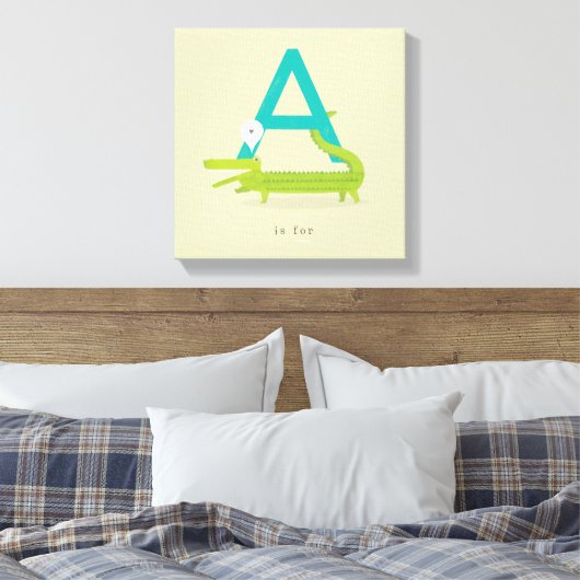 A ist für... leinwanddruck (Insitu (Schlafzimmer))