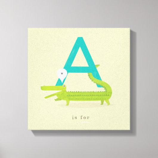 A ist für... leinwanddruck (Vorderseite)