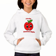 A ist für Phantastisches Apple Kids Alphabet Desig