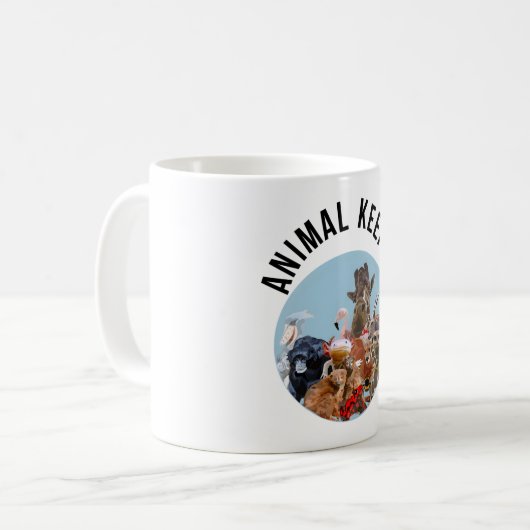 A ist für Tierhalter Kaffeetasse (Vorderseite Links)