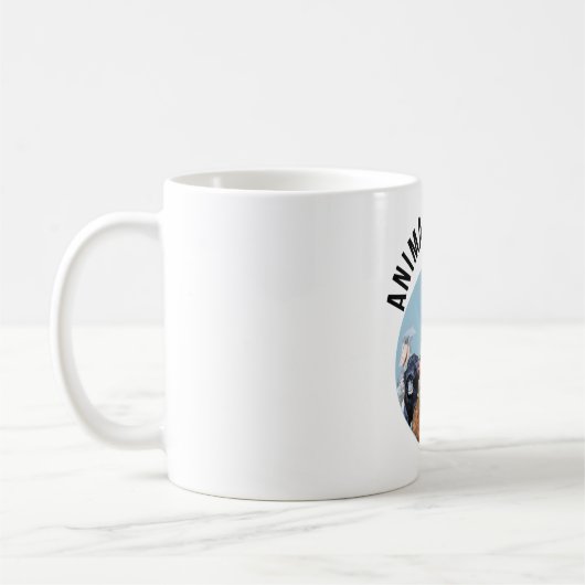 A ist für Tierhalter Kaffeetasse (Links)
