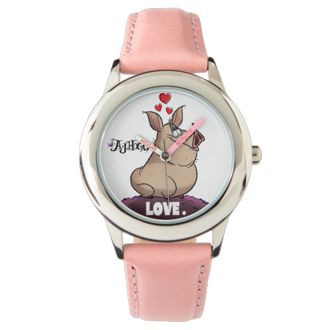 A. J. HOGG "LIEBE" ANALOG WATCH ARMBANDUHR (Vorderseite)