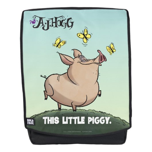A.J. HOGG "WENIG PIGGY" RUCKSACK (Vorderseite)